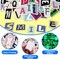 108 Pcs Alphabet Stickers Glow in The Dark, Vinyl Letters A-Z